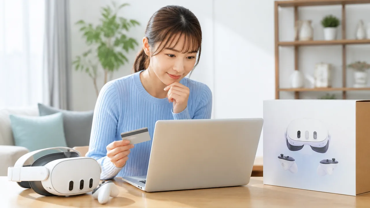 メタクエスト3はどこで買うのがお得?価格・特典・保証を徹底比較
